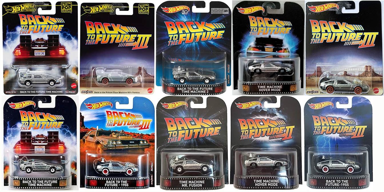 Amazon.com: Hot Wheels 2018 Retro Entertainment. Back to The